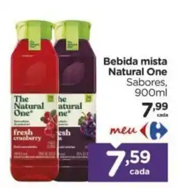 Carrefour Bebida mista natural one sabores oferta