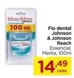 Carrefour Fio dental Johnson & Johnson Reach Essencial, Menta oferta