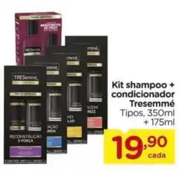 Carrefour Kit shampoo + condicionador Tresemmé Tipos oferta