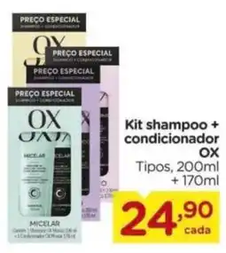 Carrefour Kit shampoo + condicionador ox tipos oferta