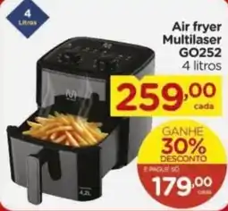 Carrefour Air fryer Multilaser GO252 oferta