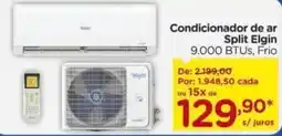 Carrefour Condicionador de ar Split Elgin 9.000 BTUs, Frio oferta