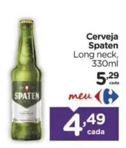 Carrefour Cerveja Spaten Long neck oferta