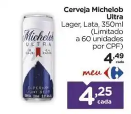Carrefour Cerveja Michelob Ultra oferta