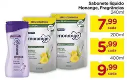 Carrefour Sabonete líquido monange, fragrâncias oferta