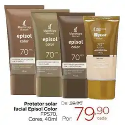 Drogarias Carrefour Protetor solar facial Episol Color oferta