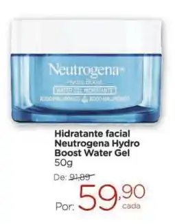 Drogarias Carrefour Hidratante facial Neutrogena Hydro Boost Water Gel oferta