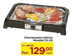 Carrefour Churrasqueira elétrica Mondial CH-05 oferta