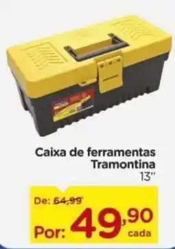 Carrefour Caixa de ferramentas Tramontina 13" oferta