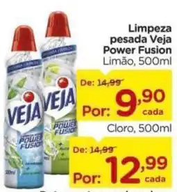 Carrefour Limpeza pesada Veja Power Fusion Limão oferta
