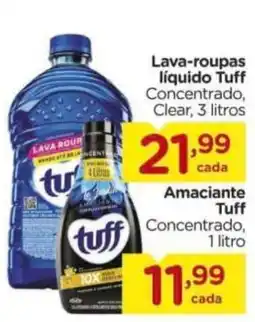 Carrefour Lava-roupas liquido Tuff Concentrado, Clear oferta