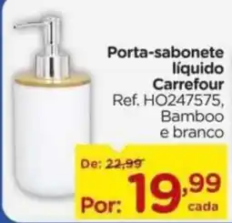 Carrefour Porta-sabonete liquido Carrefour oferta
