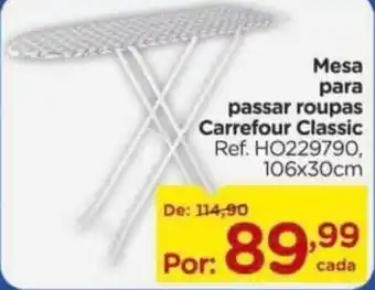Carrefour Mesa para passar roupas Carrefour Classic oferta