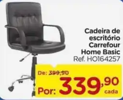 Carrefour Cadeira de escritório Carrefour Home Basic oferta