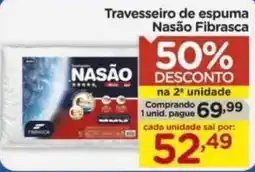Carrefour Travesseiro de espuma Nasão Fibrasca oferta