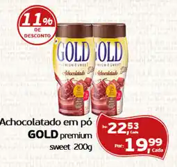 Cometa Supermercados Achocolatado em pó gold premium sweet oferta