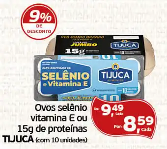 Cometa Supermercados Ovos selênio vitamina e ou 15g de proteínas oferta