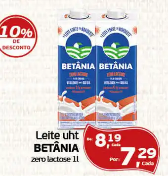 Cometa Supermercados Leite uht betânia zero lactose oferta