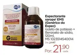 Drogarias Carrefour Expectorante xarope ems oferta