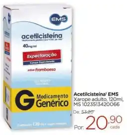 Drogarias Carrefour Acetilcisteína EMS oferta