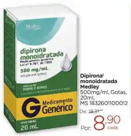 Drogarias Carrefour Dipirona monoidratada oferta