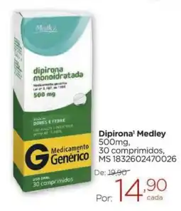 Drogarias Carrefour Dipirona medley oferta