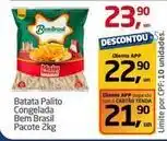 Tenda Atacado Bem brasil - batata palito congelada pacote 2kg oferta