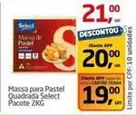 Tenda Atacado Select - massa para pastel quadrada oferta