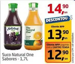 Tenda Atacado Natural one - suco oferta