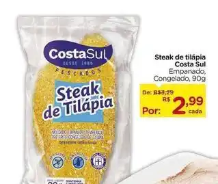 Costa sul - steak de tilápia