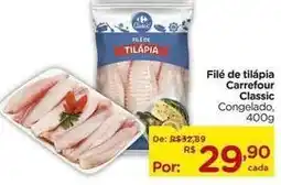 Carrefour Carrefour - filé de tilápia classic oferta