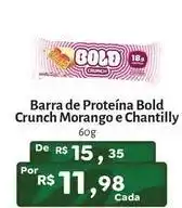 Bold - barra de proteína crunch morango e chantilly