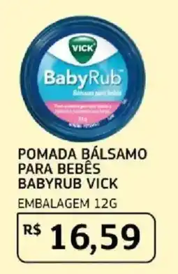Assaí Atacadista Pomada bálsamo para bebês babyrub vick oferta