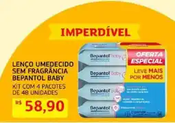 Assaí Atacadista lenço umedecido sem fragrância bepantol baby oferta