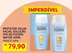 Assaí Atacadista protetor solar facial solução fps 60 fusion water isdin oferta