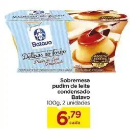 Carrefour Bairro Sobremesa pudim de leite condensado Batavo oferta