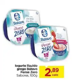 Carrefour Bairro logurte líquido grego batavo pense zero sabores oferta