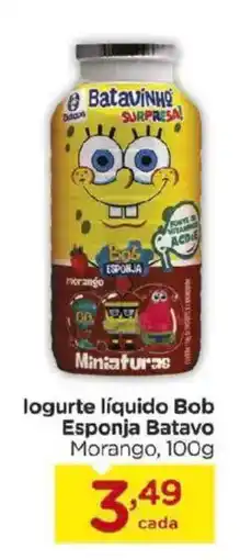 Carrefour Bairro logurte líquido bob esponja batavo morango oferta