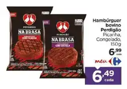 Carrefour Bairro Hambúrguer bovino Perdigão oferta