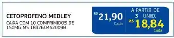 Assaí Atacadista Cetoprofeno medley oferta
