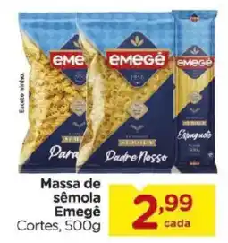 Carrefour Bairro Massa de sêmola Emegê oferta