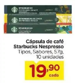 Carrefour Bairro Cápsula de café Starbucks Nespresso oferta