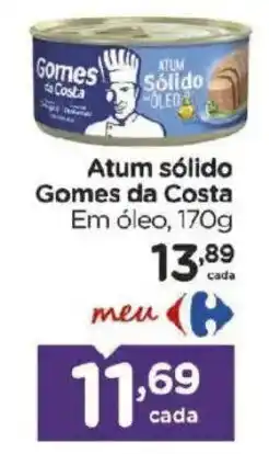 Carrefour Bairro Atum sólido Gomes da Costa Em óleo oferta