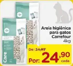 Carrefour Bairro Areia higiênica para gatos Carrefour oferta
