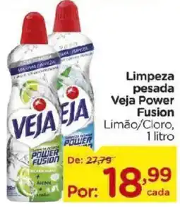 Carrefour Bairro Limpeza pesada Veja Power Fusion Limão/Cloro oferta