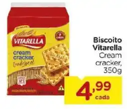 Carrefour Bairro Biscoito vitarella cream cracker oferta
