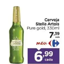 Carrefour Bairro Cerveja Stella Artois Pure gold oferta