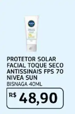 Assaí Atacadista protetor solar facial toque seco antissinais fps 70 nivea sun oferta