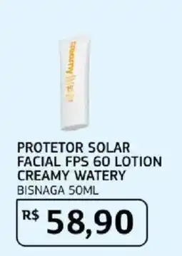 Assaí Atacadista protetor solar facial fps 60 lotion creamy watery oferta