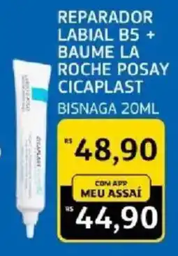 Assaí Atacadista reparador labial b5 + baume la roche posay cicaplast oferta